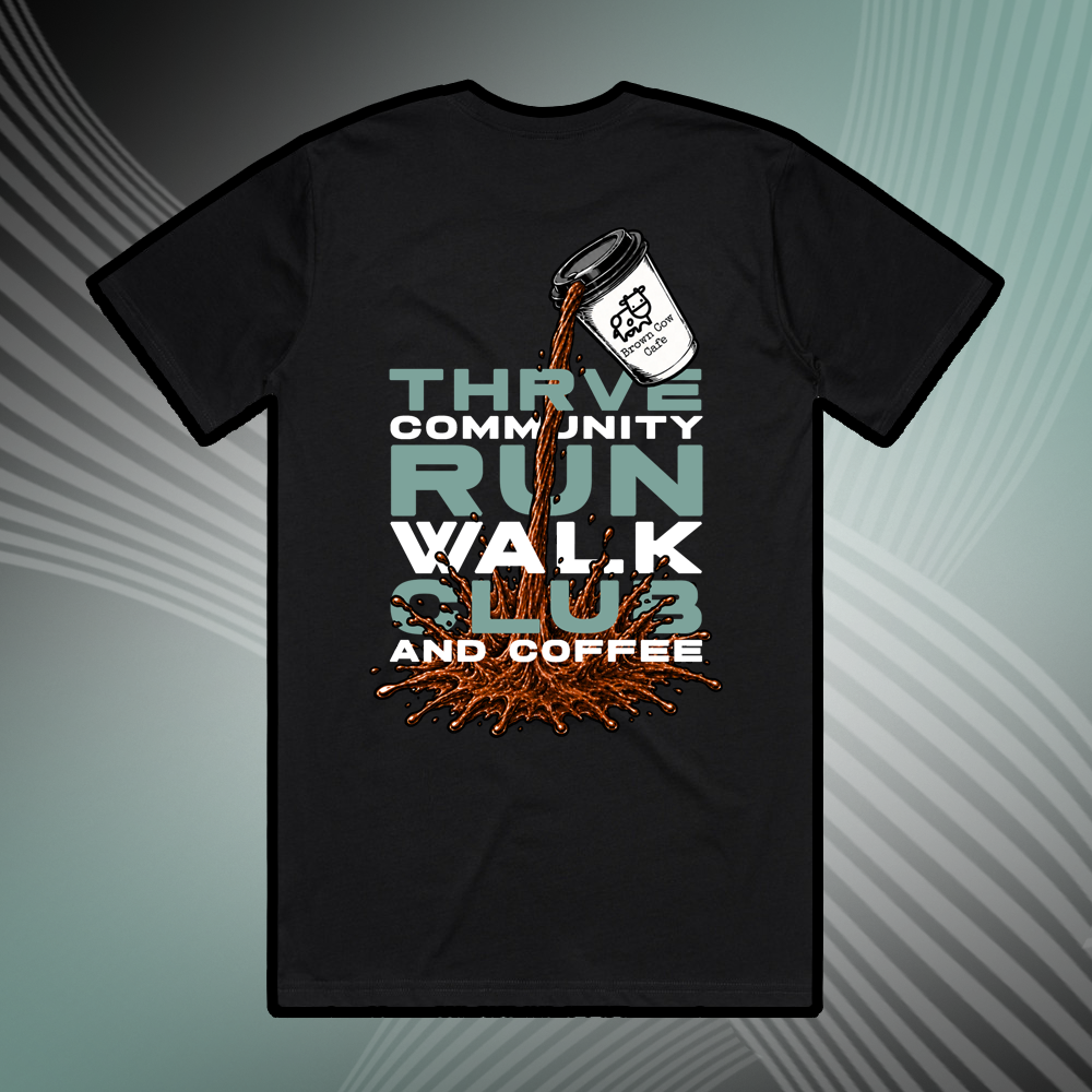 Thrve x Brown Cow Run/Walk Club Shirt